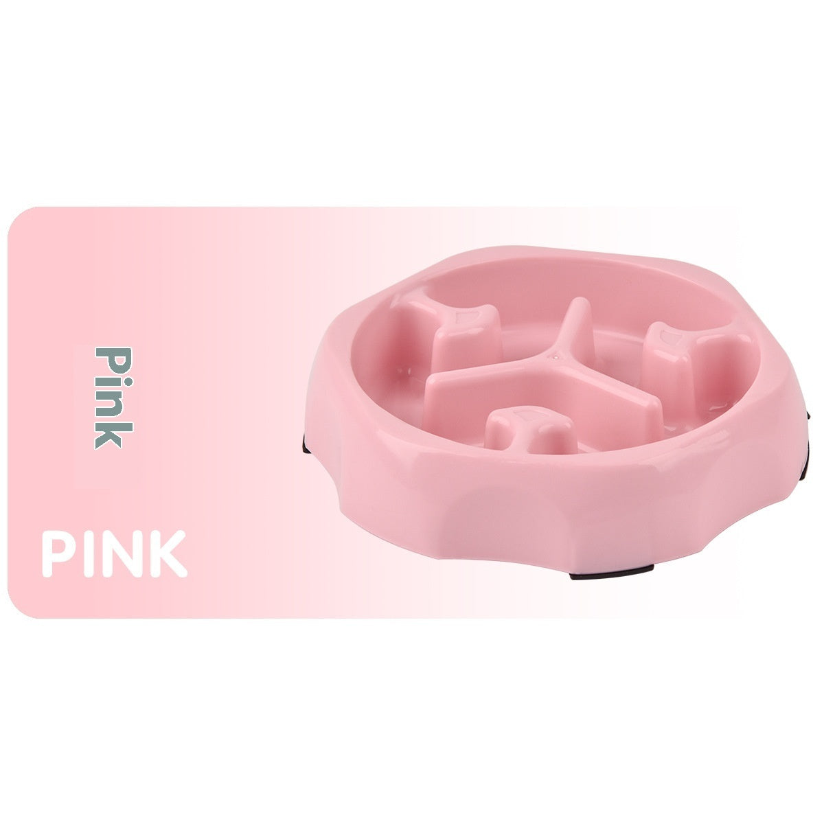 Slow Feeder Bowl for Dogs & Cats — Anti-Gulping Pet Food Bowl