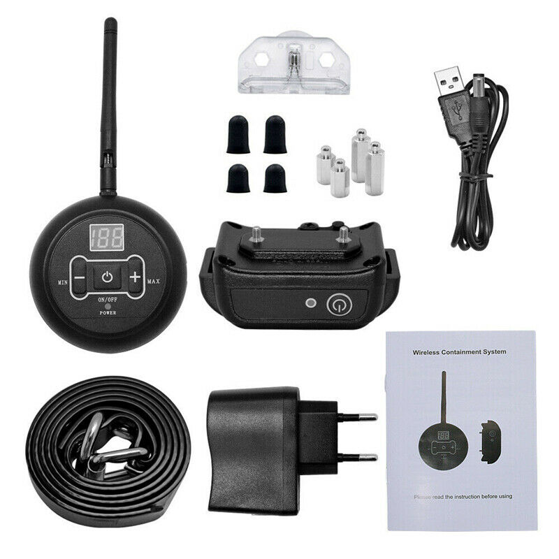 Wireless Pet Fence & Training Collar System — IP67 Waterproof, Up to 150m Range