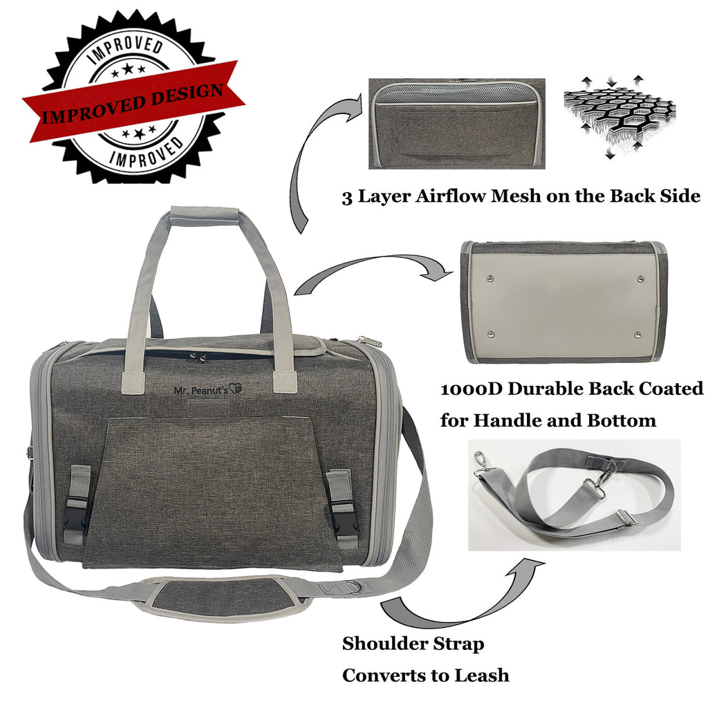 Gold Series Standard Size Airline Compliant Expandable Pet Carrier V3.0