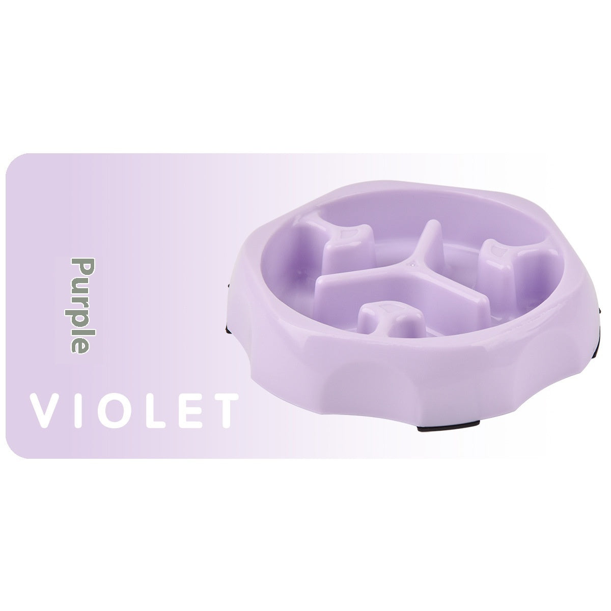 Slow Feeder Bowl for Dogs & Cats — Anti-Gulping Pet Food Bowl