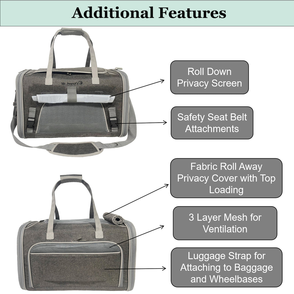 Gold Series Standard Size Airline Compliant Expandable Pet Carrier V3.0