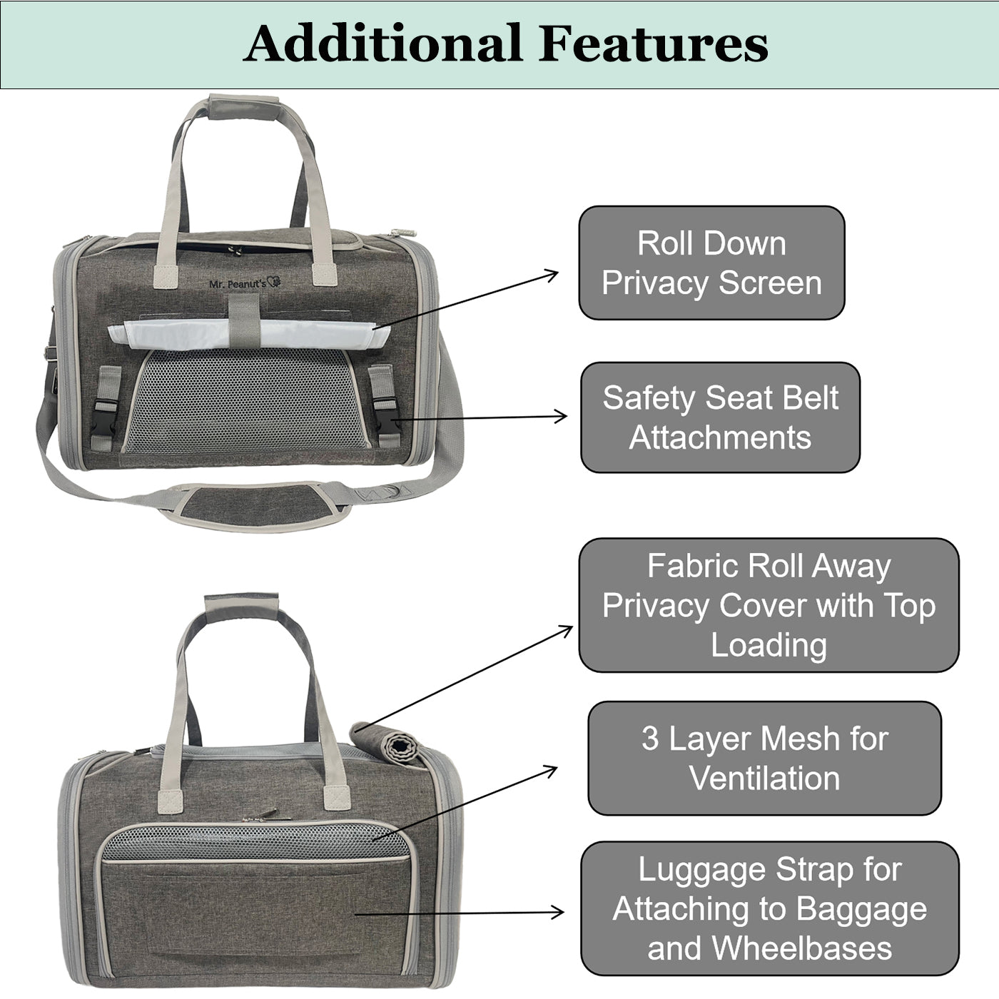 Gold Series Standard Size Airline Compliant Expandable Pet Carrier V3.0