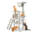 141cm Cat Tree with Hammock, Swing, Cradles & Sisal Scratching Posts — Beige