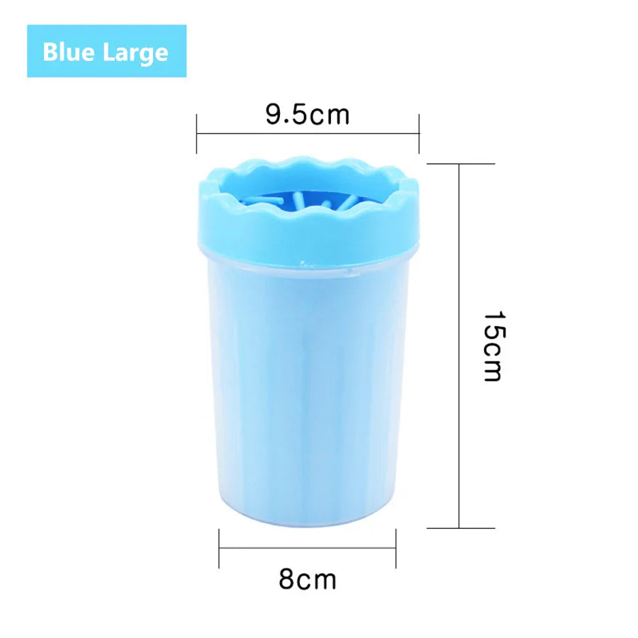 Pet Paw Cleaning Cup – Portable Silicone Dog & Cat Foot Washer | Removable Mud Cleaner (S/L/XL Sizes)