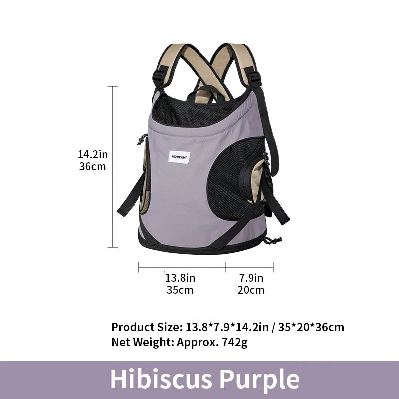 Breathable Front-Carrier Pet Backpack Chest Dog & Cat Carrier Shoulder Bag