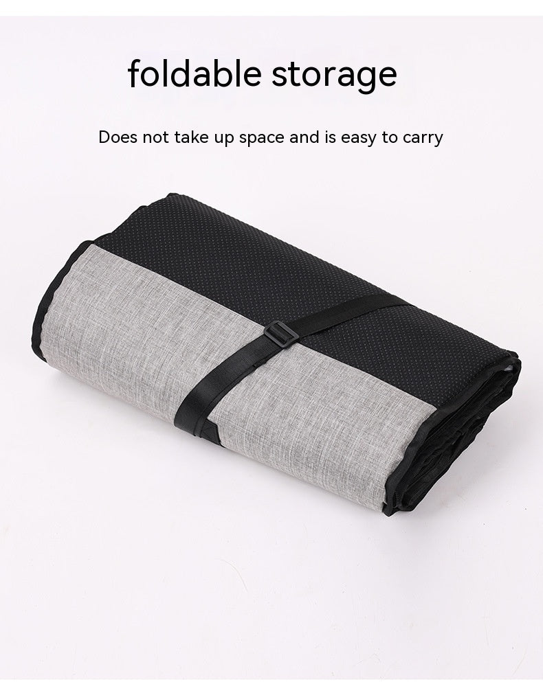 Portable Dog Travel Crate & Nest — Foldable Polyester Carrier for Car & On-the-Go