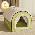 Enclosed Pet Bed — Four-Season Cozy Cave for Cats & Small Dogs